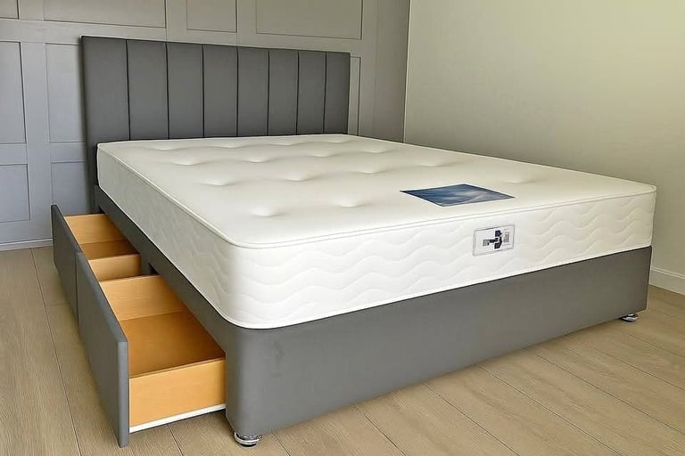 Best offer !! Brand new King size Divan bed With Mattress - Fast delivery 