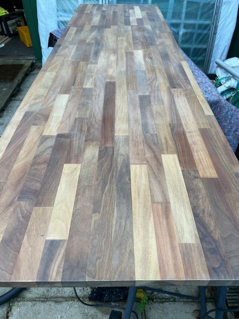 27mm hardwood Kitchen Work Top - 2 pieces 