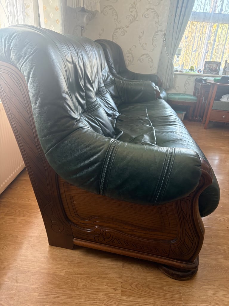 3 piece leather suite 3/1/1