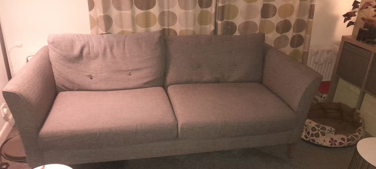 Free grey 3 seater sofa