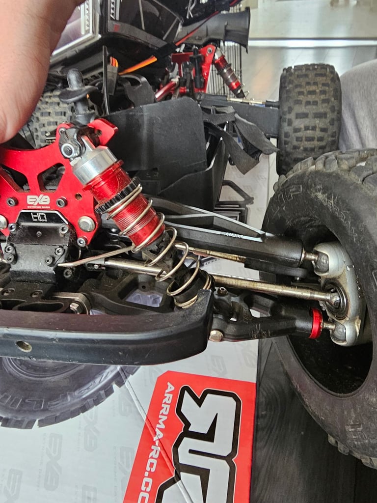 Arrma outcast kraton chassis conversion 6s hobbywing beast heavily upgraded brushless rc