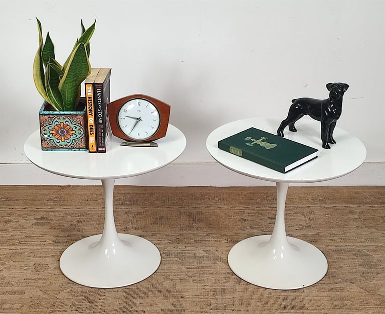 image for Vintage Arkana Tulip Side Table occasional Lamp tables mid century del avail