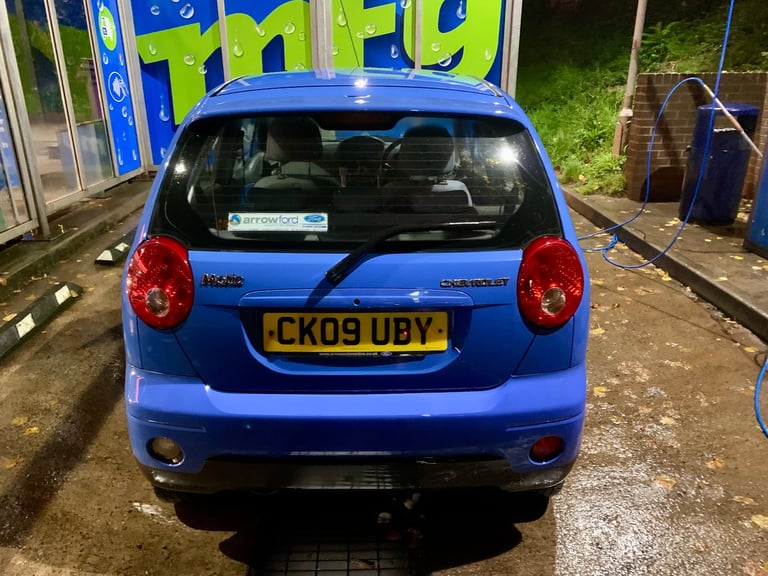 2009 Chevrolet Matiz 1.0 petrol manual mot July 2026