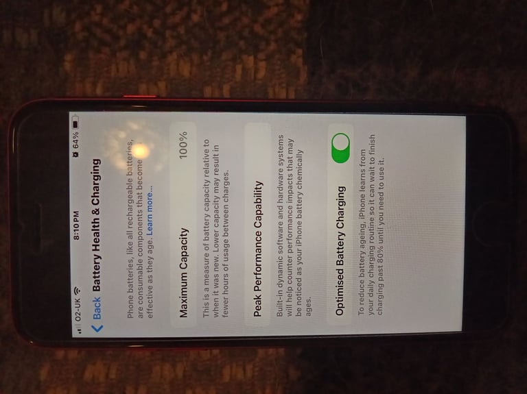 Offers*** Apple iPhone SE 2022 Unlocked 5g Boxed Stunning  (Product Red, 64GB) - As New Condition
