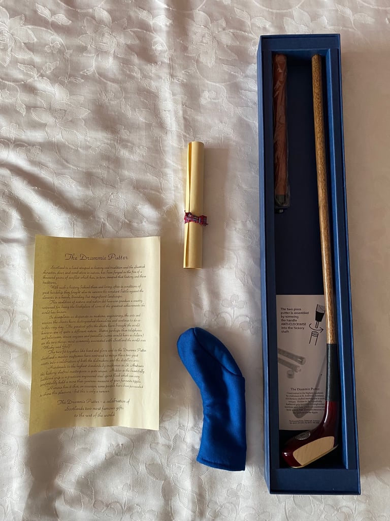 image for Rare Golf Putter - Limited Edition 'Drammie Putter' by St Andrews of Scotland
