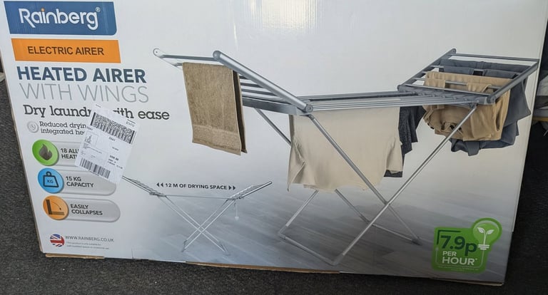 image for Rainberg Electric heated clothes dryer