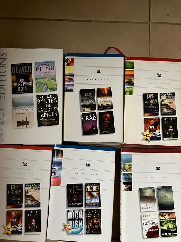 image for 6 reader digest books with various authors