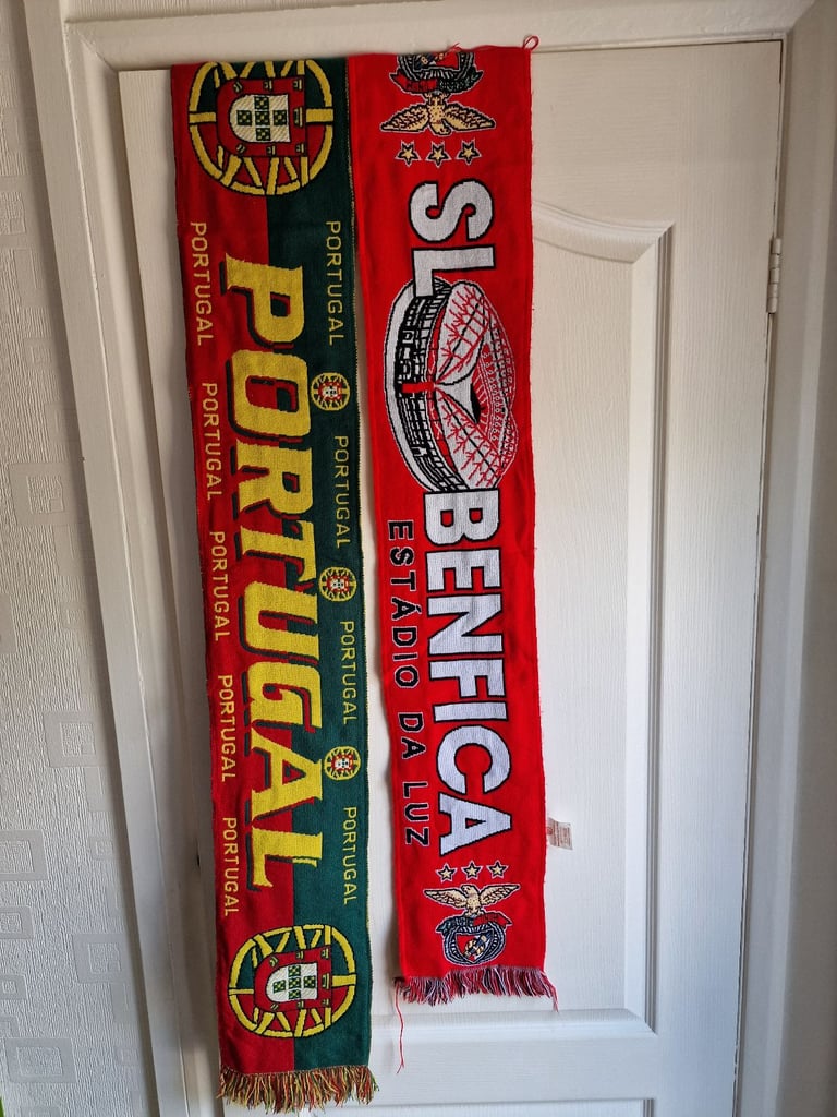 BENFICA AND PORTUGAL SCARFS 
