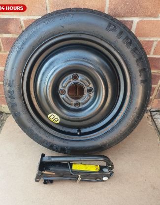 KA/FIESTA/FUSION/B-MAX 15" SPACE SAVER SPARE WHEEL & TYRE 125/80R15 + JACK/BRACE