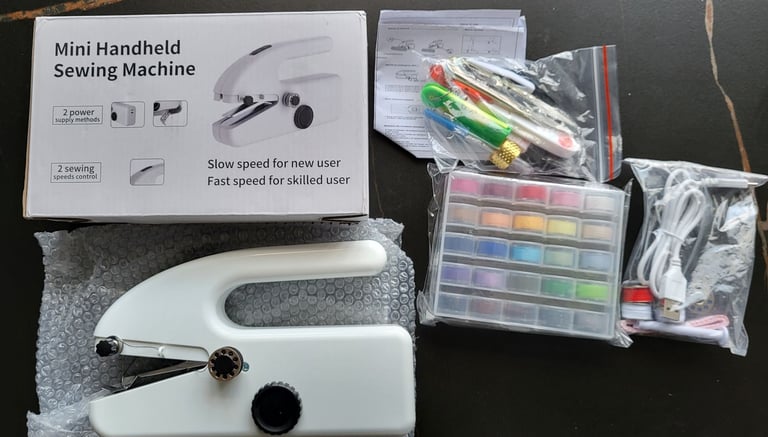 Handy Mini Handheld Sewing Machine – Used Once, Works Great