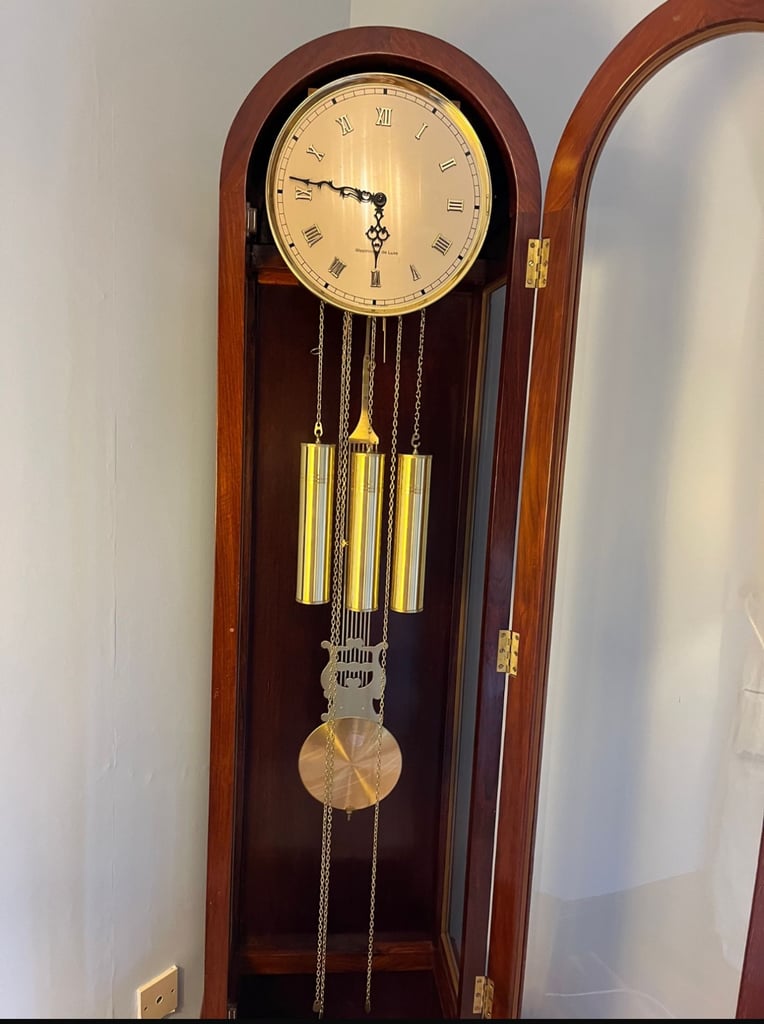 Hermle Uhren Art Art Deco Grandfather Clock