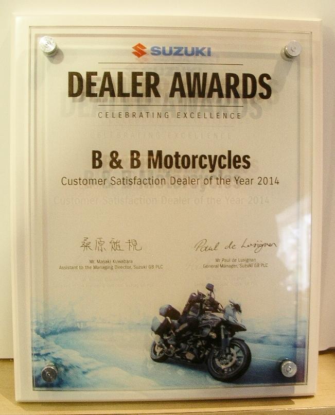 Suzuki GSXS 1000 Katana, only 7000 miles with Samurai extras.