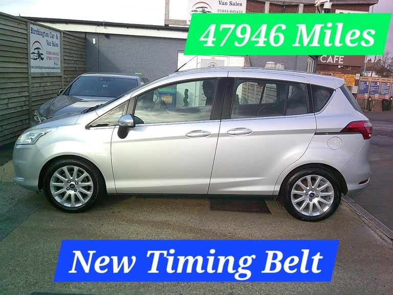 2014 Ford B-MAX 1.0CC PETROL **47800 MILES** ULEZ OK MANUAL TITANIUM LOW MILES VGC MPV Petrol Manual