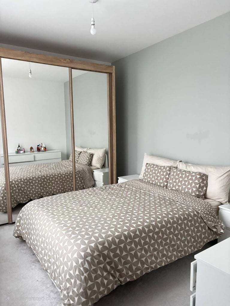 image for Bed , table , chair , almost new