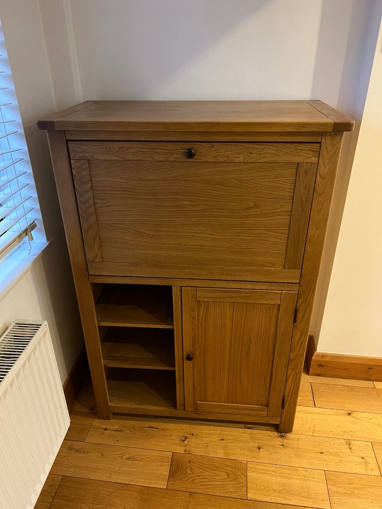 Oak Bureau Writing Desk