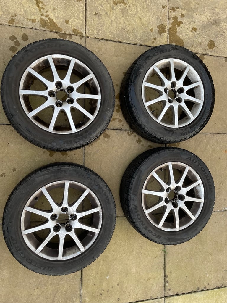 image for Winter Snow tyres on alloy rims 215/55/16 97H