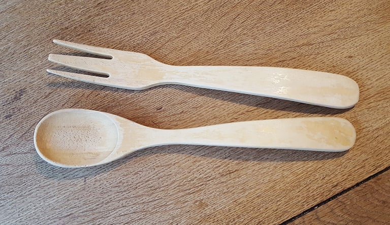 Handmade Wooden Salad Servers
