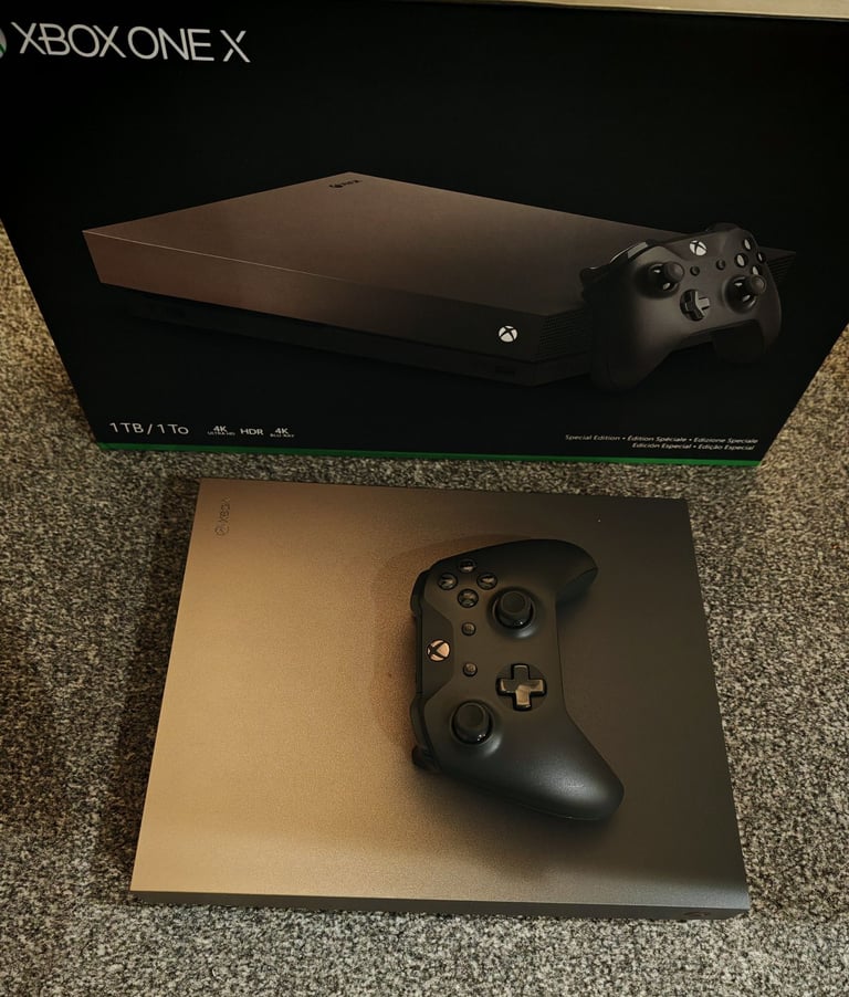 Xbox One X Gold Rush Edition 1TB Console Boxed