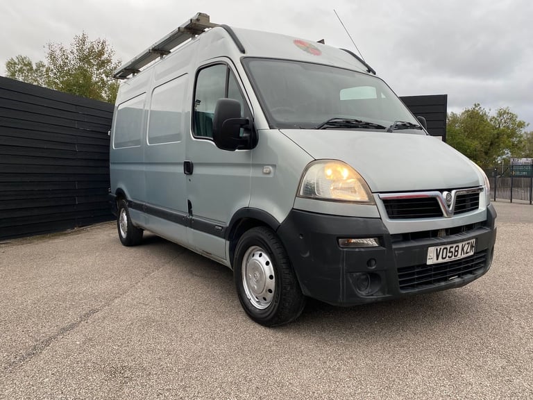 2008 Vauxhall Movano 3300 2.5CDTI 100ps 6 High Roof Van PANEL VAN Diesel Manual