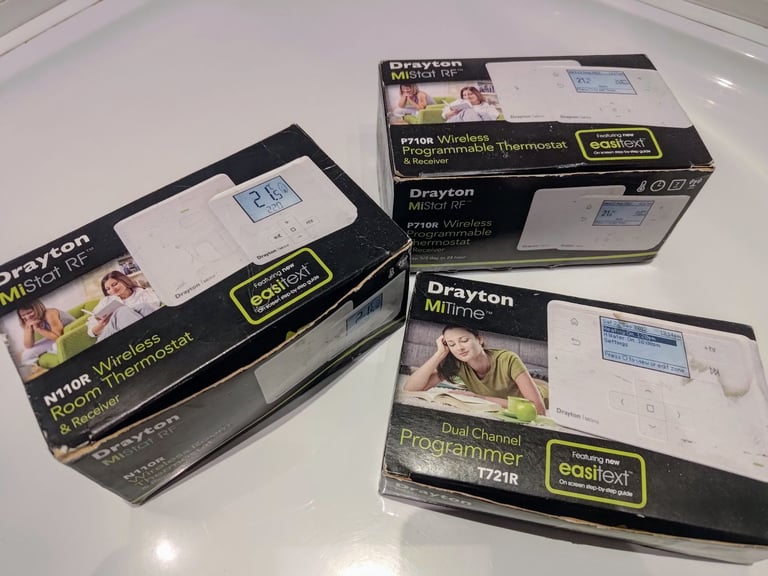 image for Drayton wireless programmable thermostat set