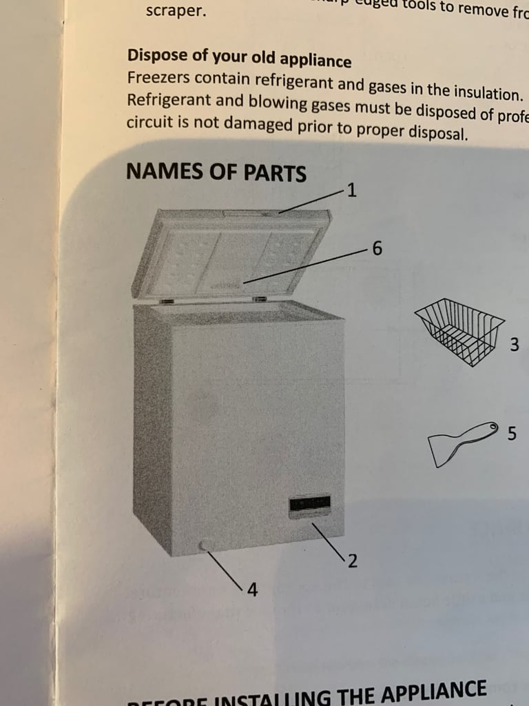 Chest freezer