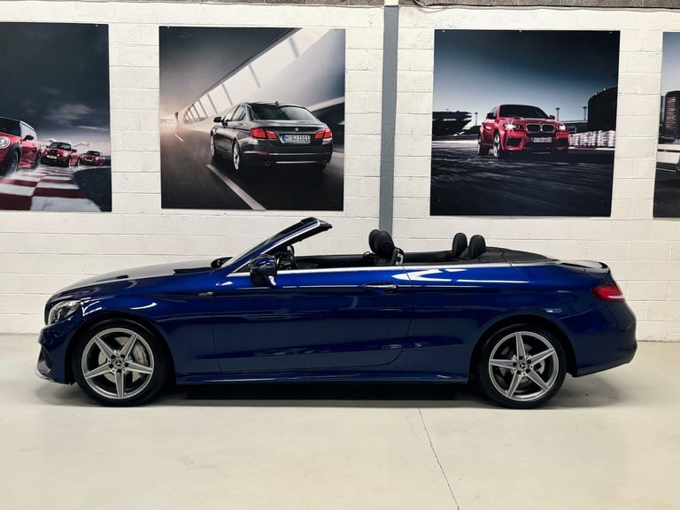 2017 Mercedes-Benz C Class 2.1 C250d AMG Line (Premium Plus) Cabriolet G-Tronic+ Euro 6 (s/s) 2dr...