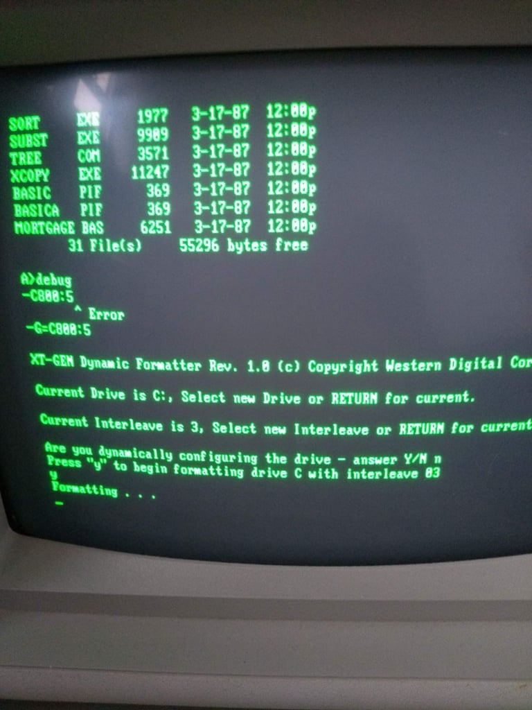 Retro IBM XT Monitor - Collectable - 5151