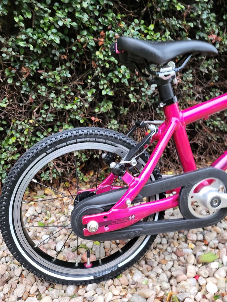 Islabike CNOC 14 kids bike for sale. Pink