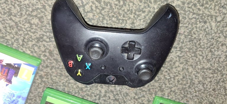 Xbox one with controller and games