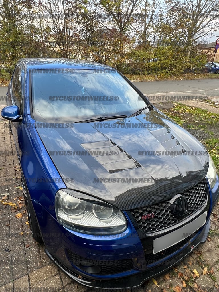 VW GOLF MK5 GTI/R32 2005 - 2009 Carbon Fiber Bonnet Hood Airvents