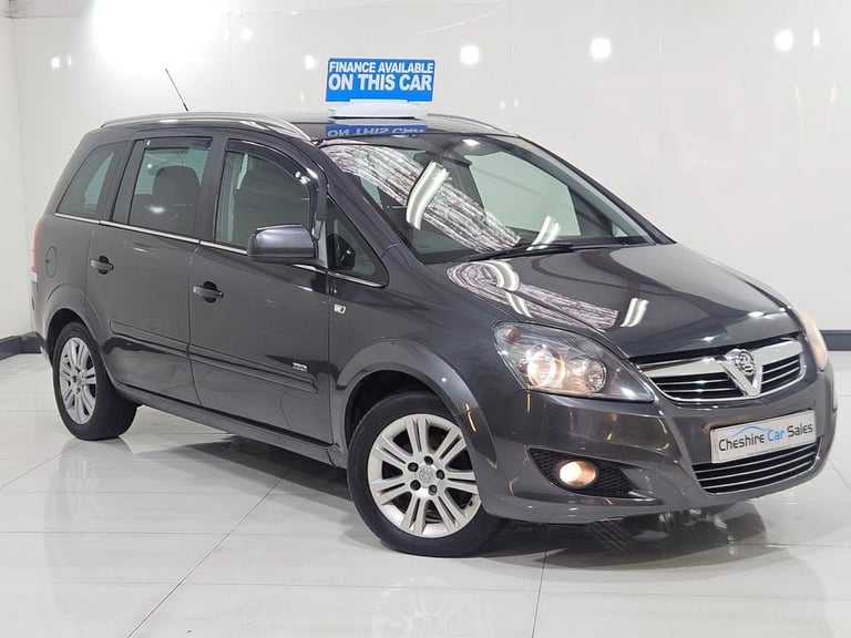 2012 12 VAUXHALL ZAFIRA 1.6 16V DESIGN MPV 5DR PETROL MANUAL EURO 5 (SNAV) (115 