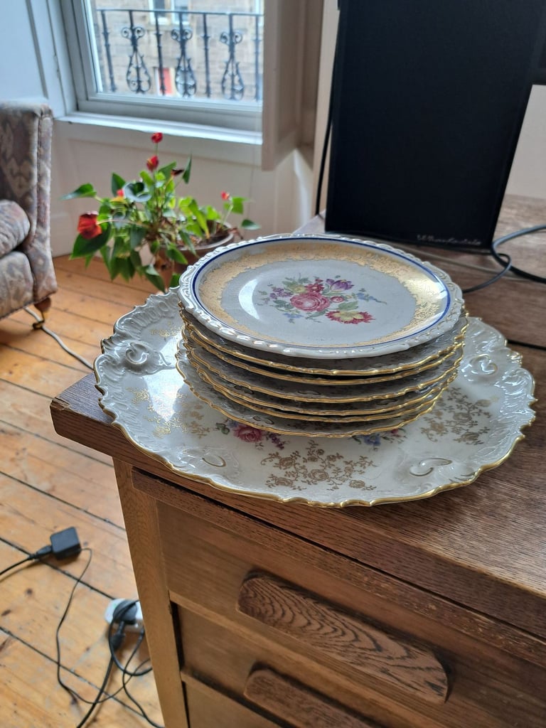 image for 1950s Bavarian Porcelain plates