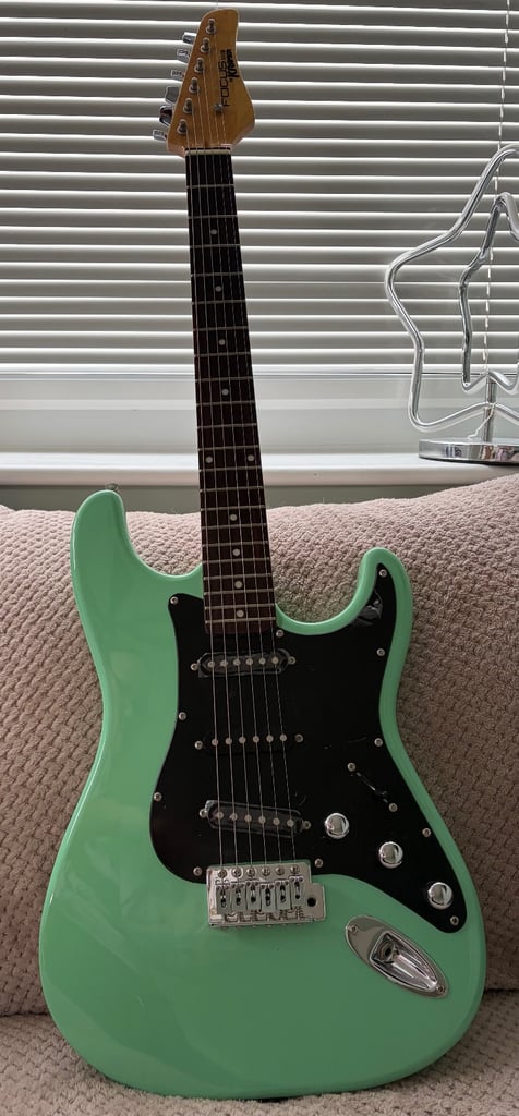 Boxed Electric guitar