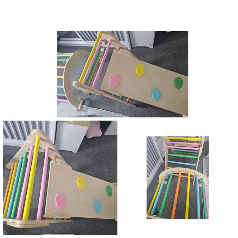 image for Toddler Climbing frame wooden indoor pikler