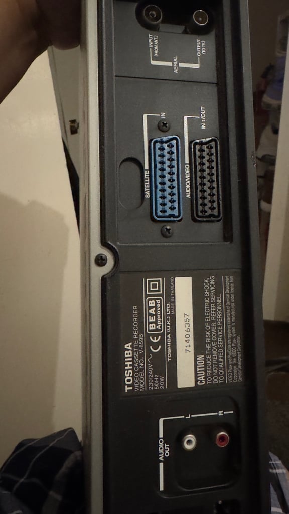 Toshiba hi spec vhs player 