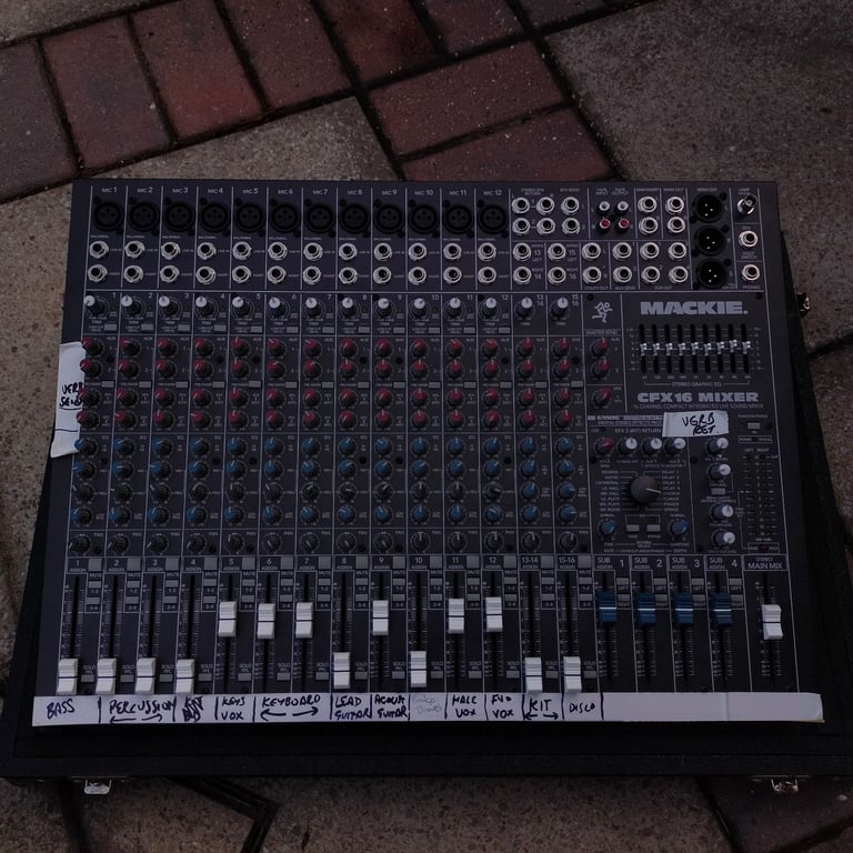 image for CFX16 Mixer, Flight Case, Stand Light and Manual