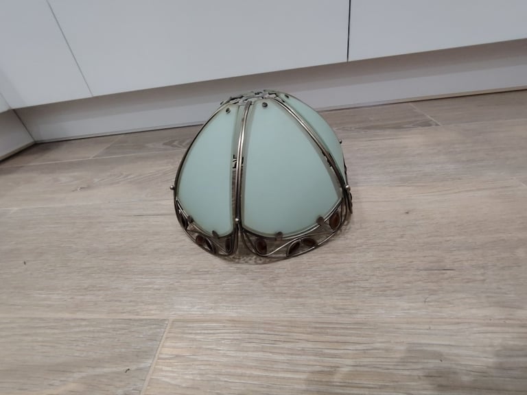 Beautiful Frosted glass lampshade  30 cm diameter