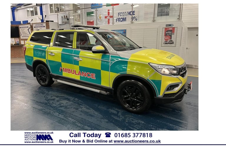 2020 Ssangyong Musso SARACEN 2.2D 181PS AUTO 4X4 DOUBLE CAB PICK UP C/W GLAZED REAR TOP (EURO 6) ...