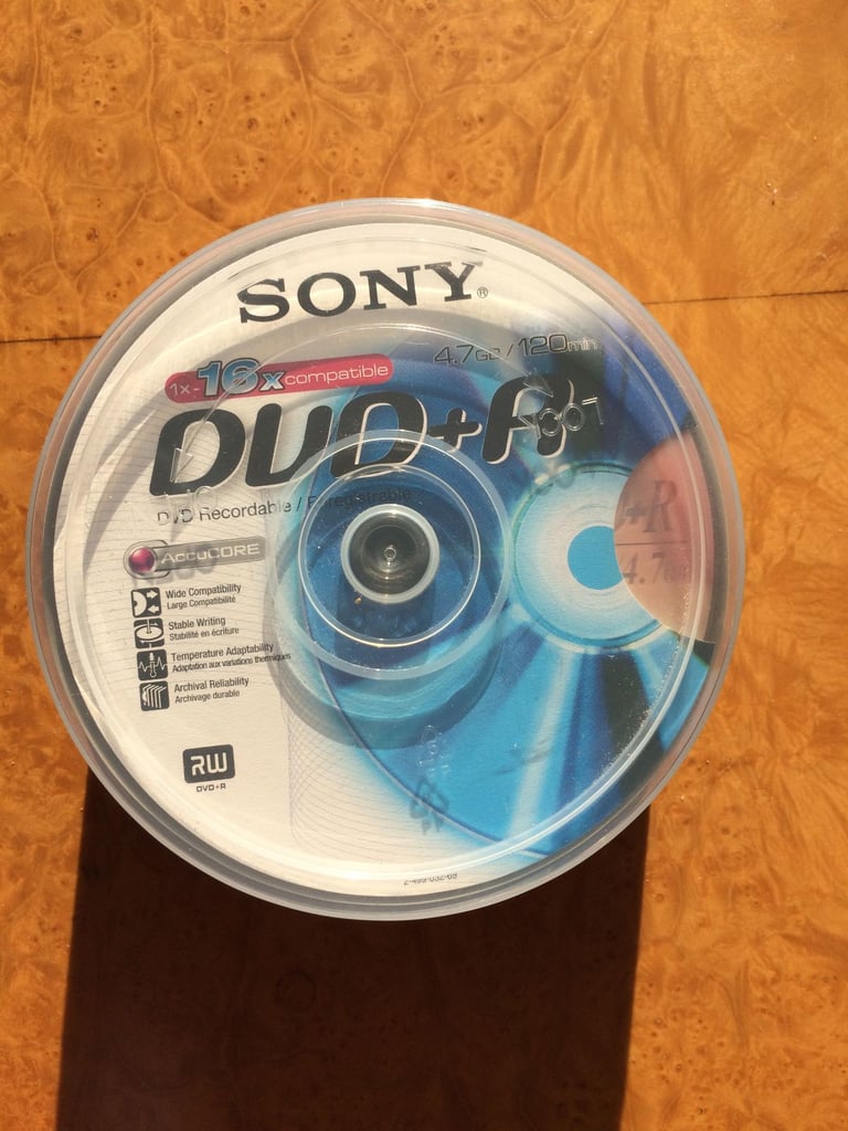 image for New - Sony DVD + R