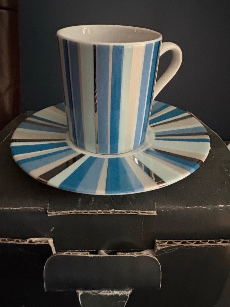 image for 4 x John Lewis coffee cups and saucers 