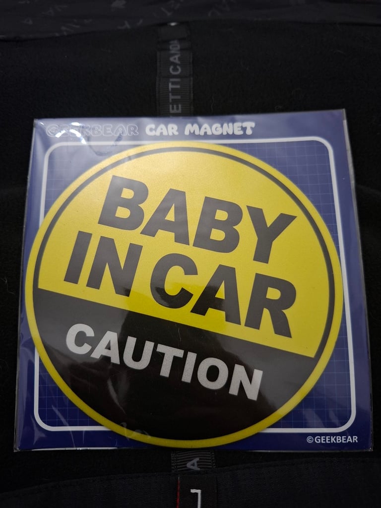 image for Car baby on board sticker (Magnetic)