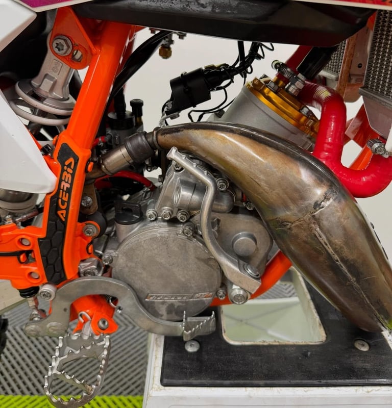 KTM SX 50 2023, HGS exhaust, VHM head