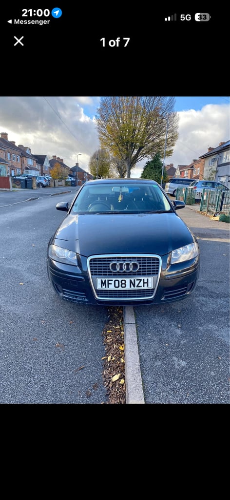 Audi, A3, Hatchback, 2008, Manual, 1896 (cc), 3 doors