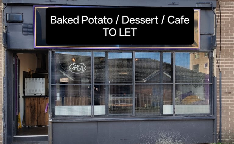 Shop TO LET Cafe Bakery Dessert Food Business for Rent KIRKCALDY CENTRAL