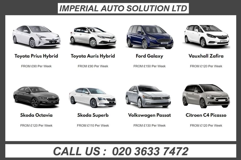 image for PCO ready Car rental / Uber ready minicab cars to rent