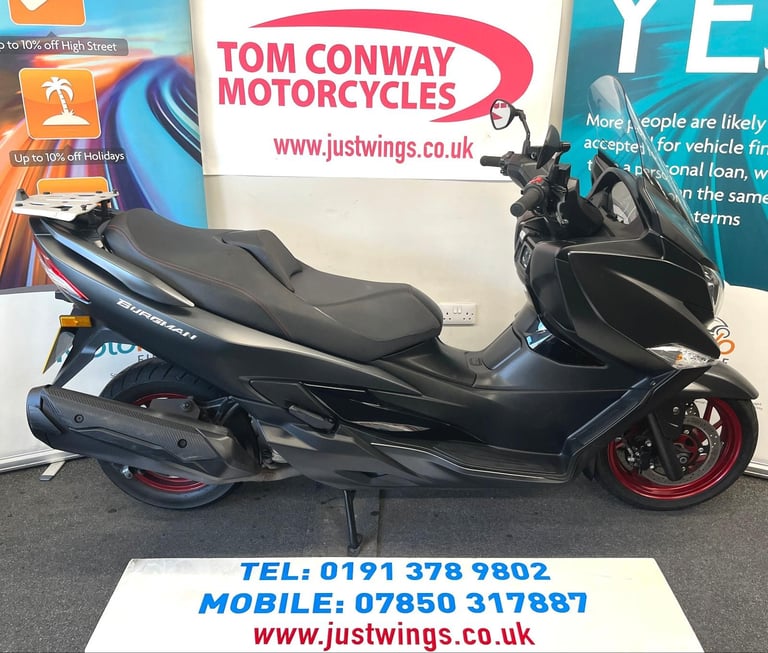 image for SUZUKI AN400 AL8 BURGMAN, 2018(18), ONLY 10,307 MILES, FSH, IMMACULATE, £3495