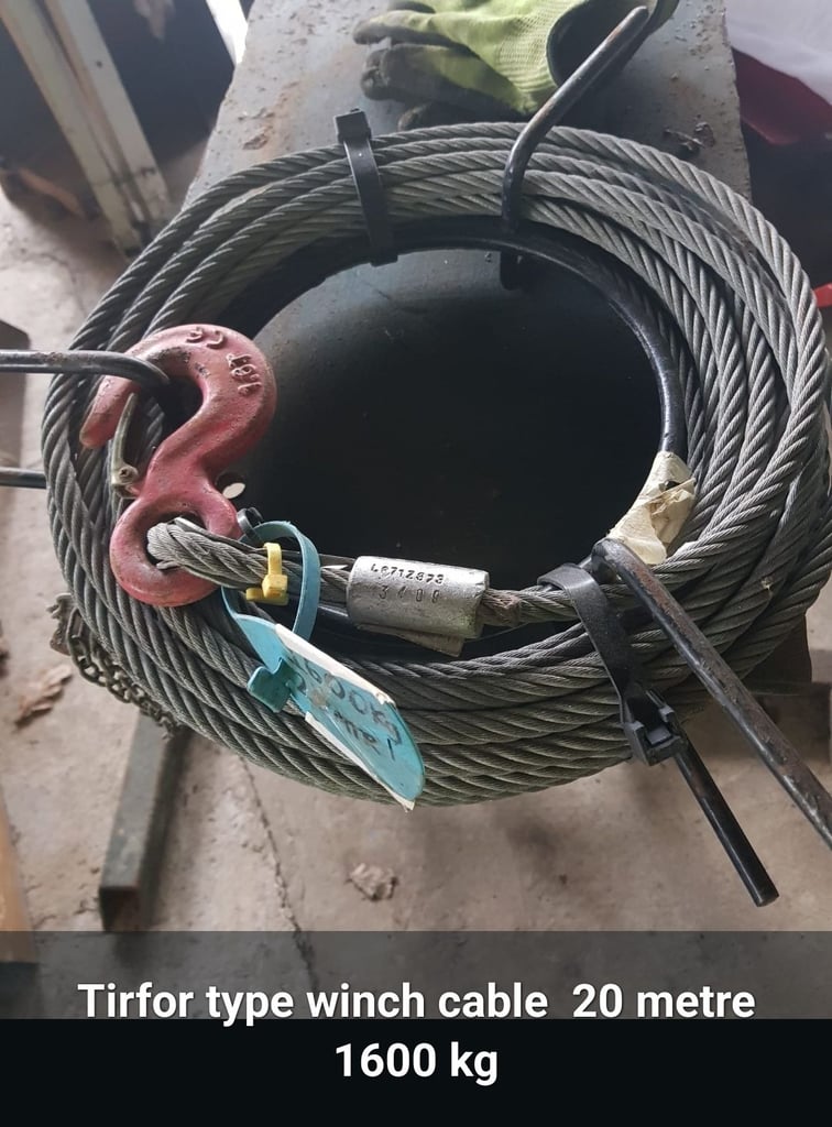 image for Winch cable (tirfor type) 20m / 1600kg