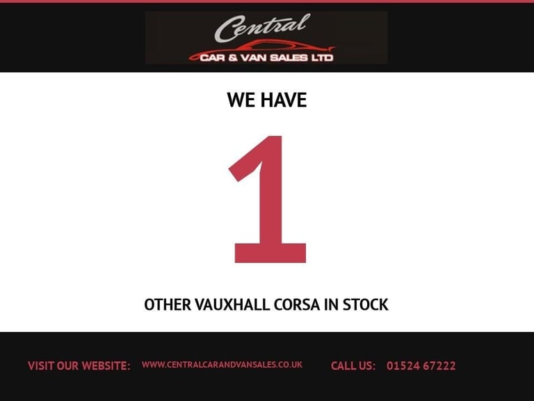 2016 Vauxhall Corsa 1.4i ecoFLEX Energy Hatchback 5dr Petrol Manual Euro 6 (a/c) (75 ps) Hatchbac...