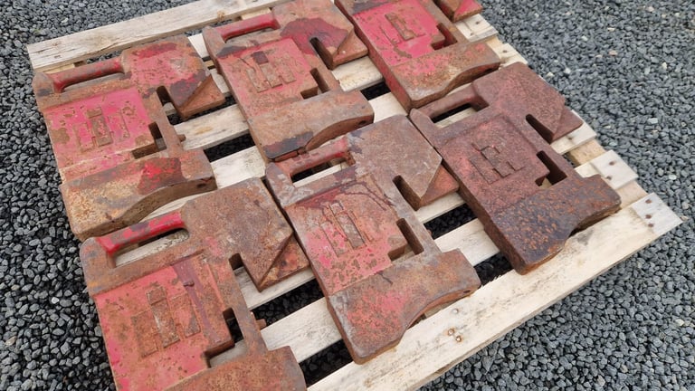 6 x international tractor front weights 