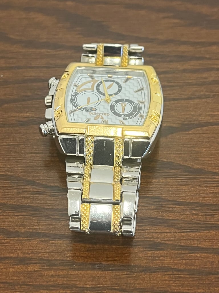 Gold and Silver Coloured Orlando Wristwatch